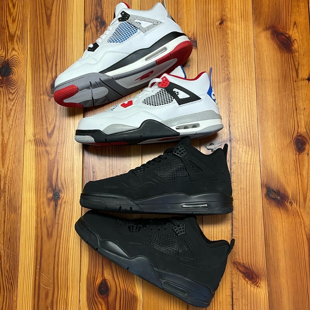Jordan 4 Retro Bundle (Black Cat & What The
